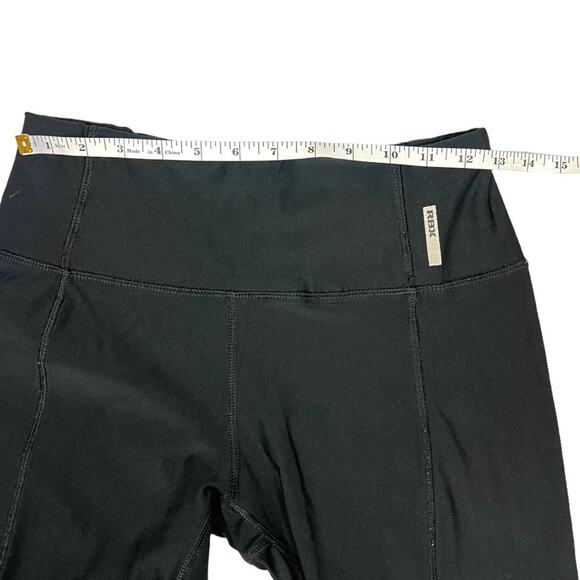 RBX Leggings Solid Black Pull On Mesh Inset Stretch Activewear‎ Women's Small - Picture 4 of 10